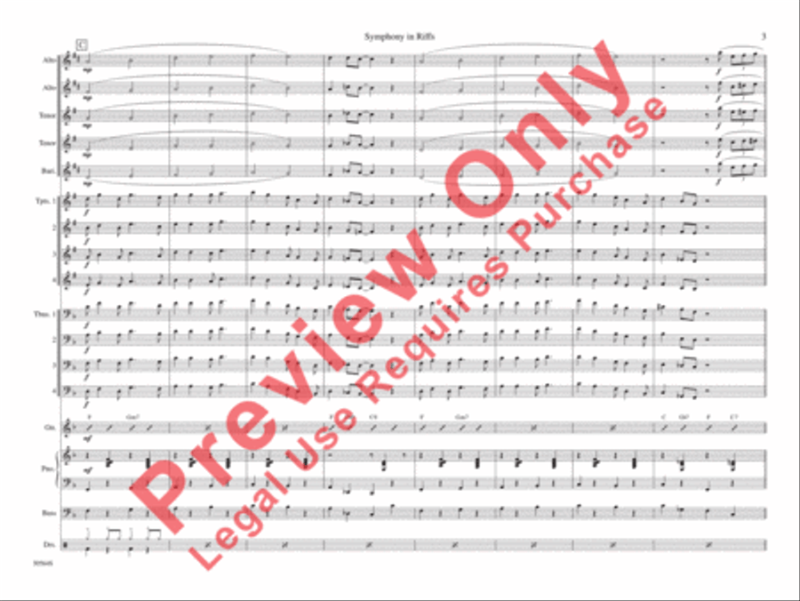 Symphony in Riffs Symphony in Riffs Jazz Ensemble scores gallery preview page 10