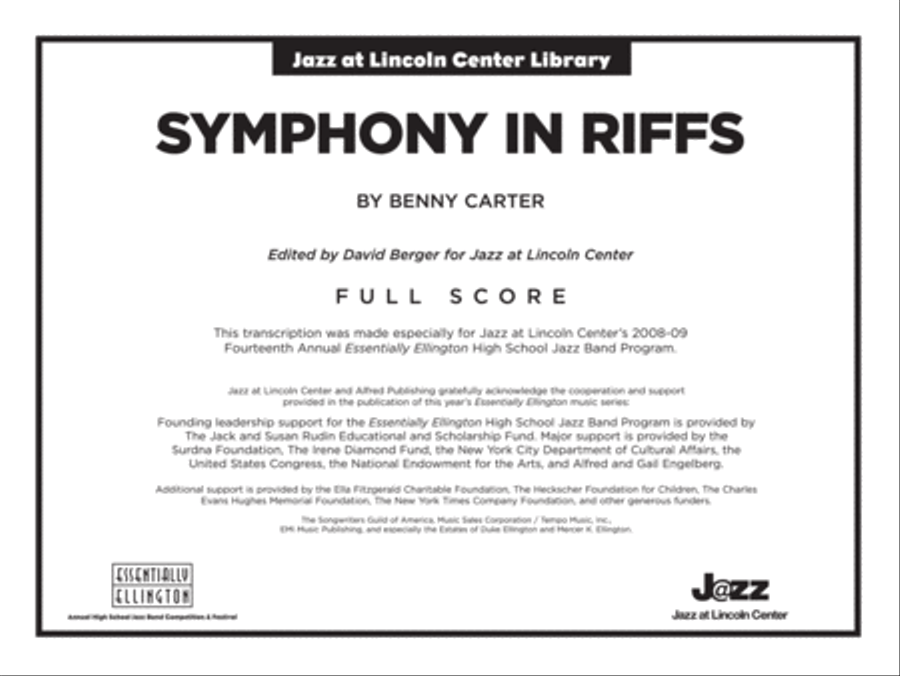 Symphony in Riffs Symphony in Riffs Jazz Ensemble scores gallery preview page 34