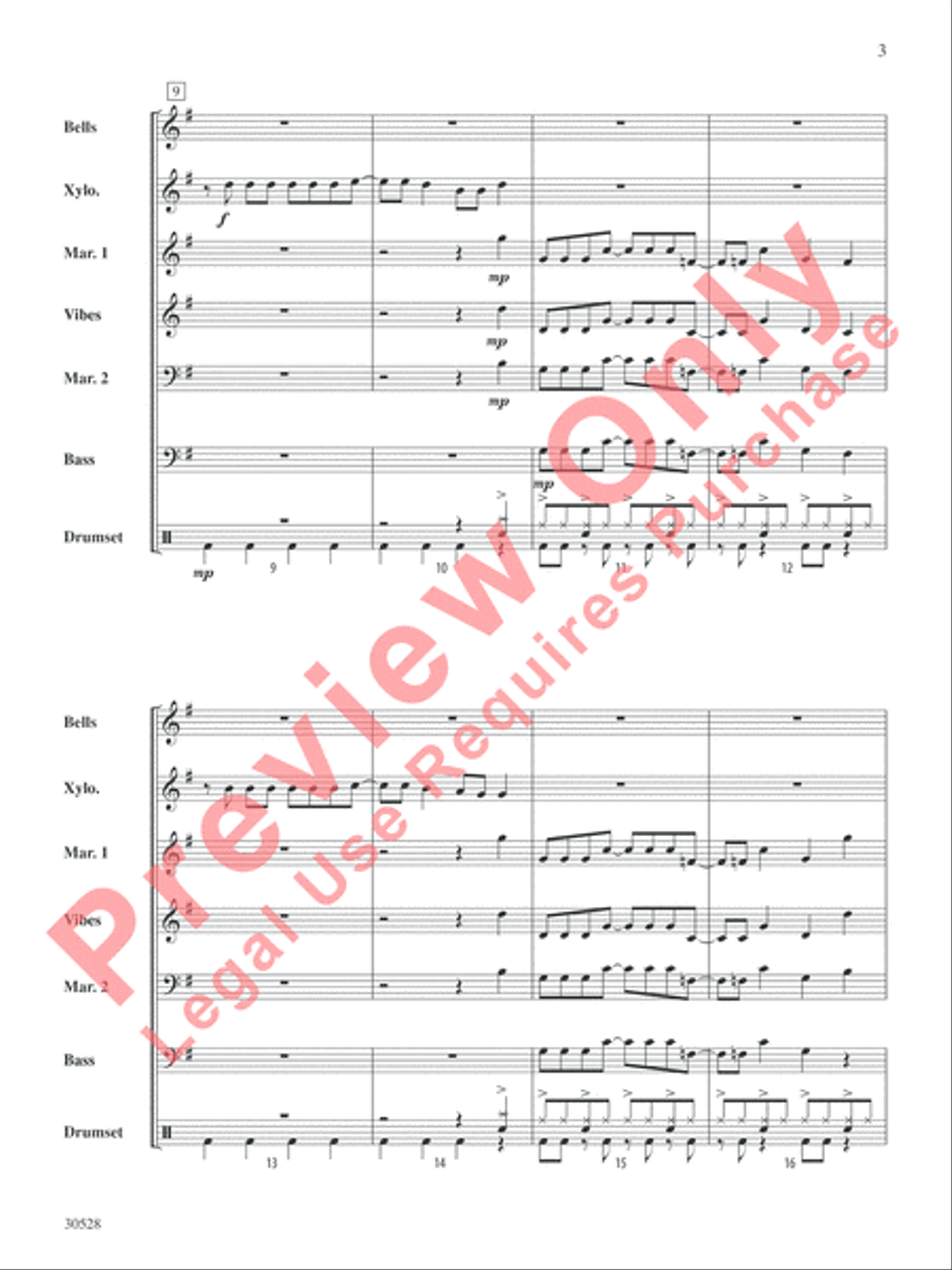 American Idiot American Idiot Percussion Ensemble scores gallery preview page 4