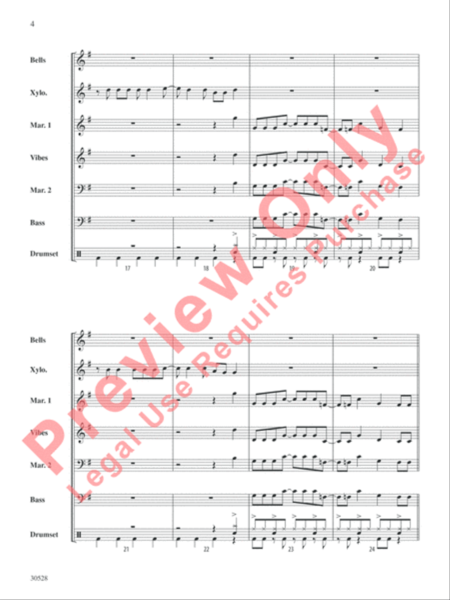 American Idiot American Idiot Percussion Ensemble scores gallery preview page 5