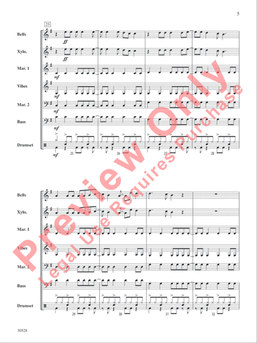 American Idiot American Idiot Percussion Ensemble scores gallery preview page 6