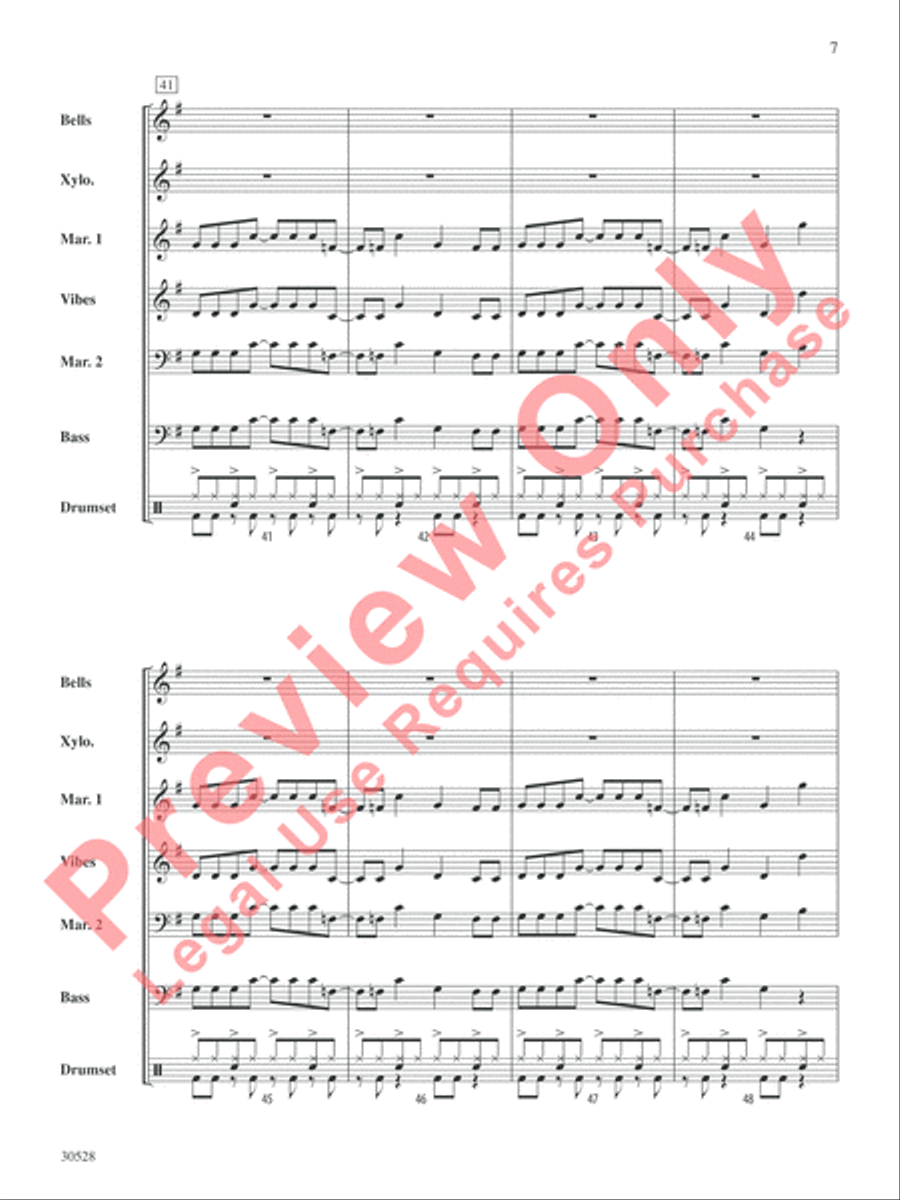 American Idiot American Idiot Percussion Ensemble scores gallery preview page 8