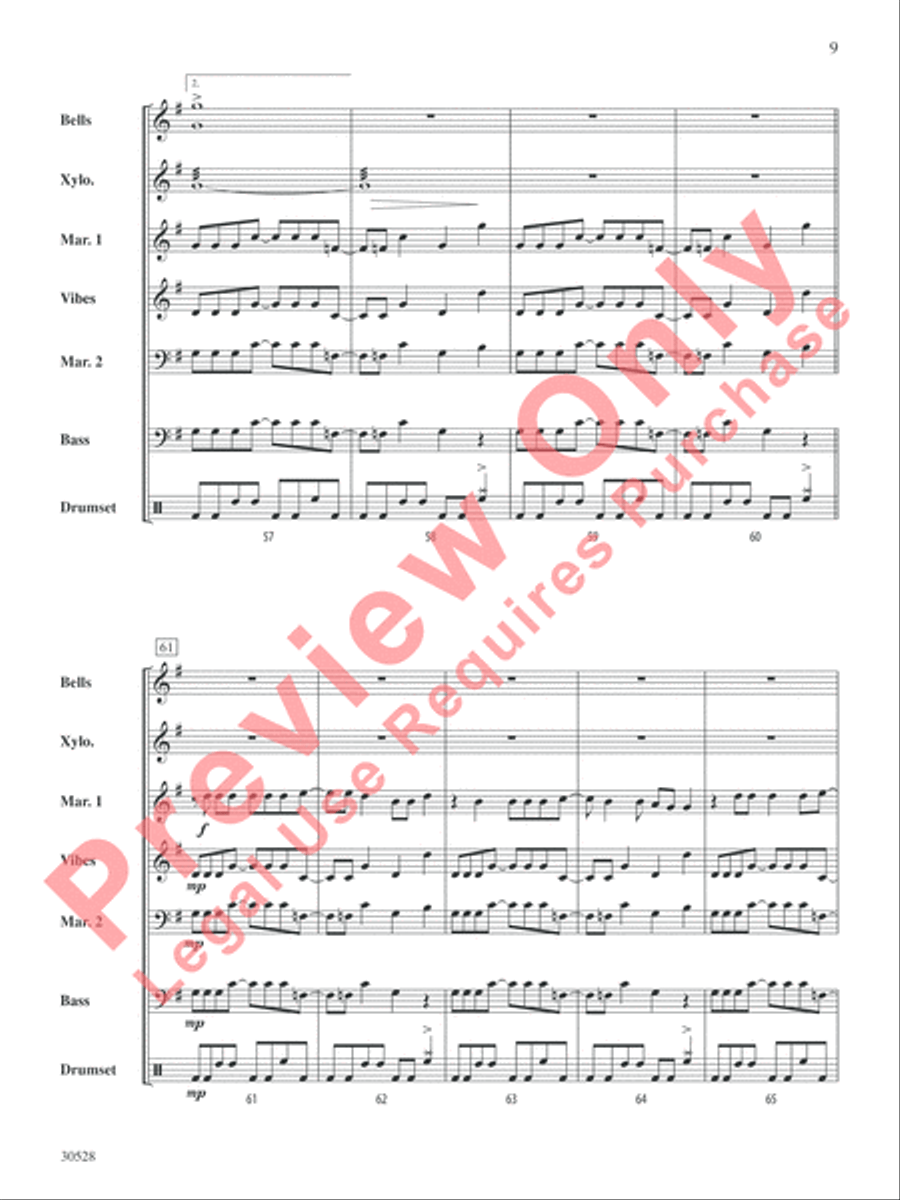 American Idiot American Idiot Percussion Ensemble scores gallery preview page 10