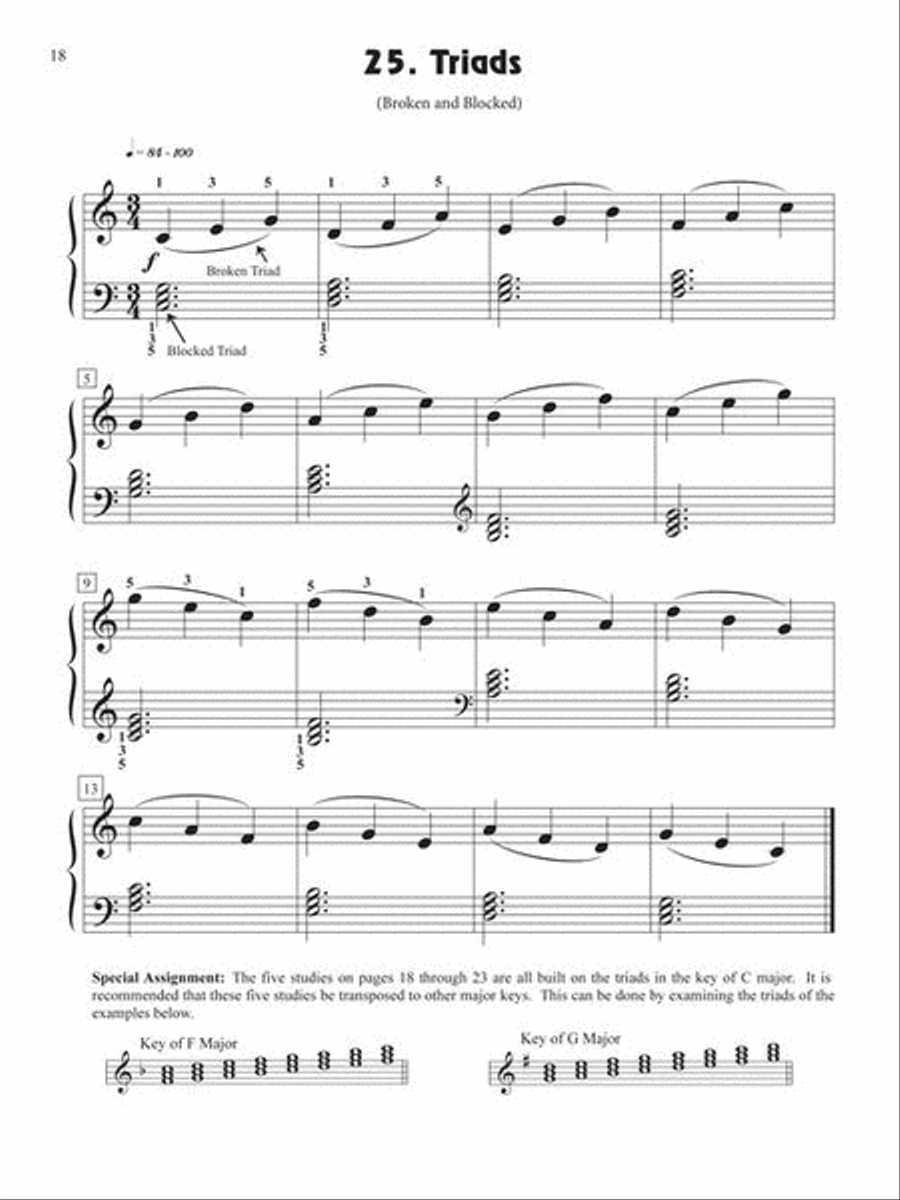 Schaum Fingerpower, Level One (Book) Piano Method scores gallery preview page 6