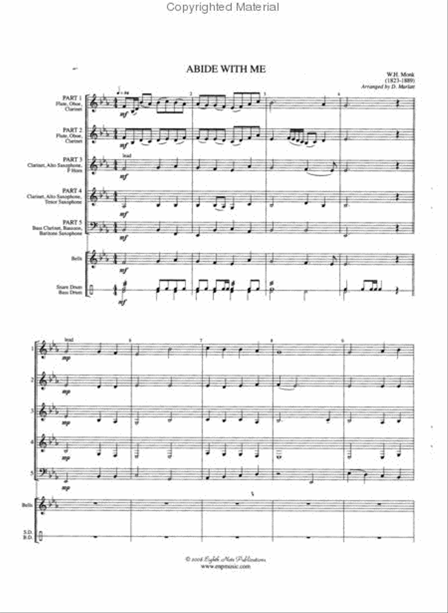 Abide with Me Abide with Me Woodwind Ensemble scores gallery preview page 2