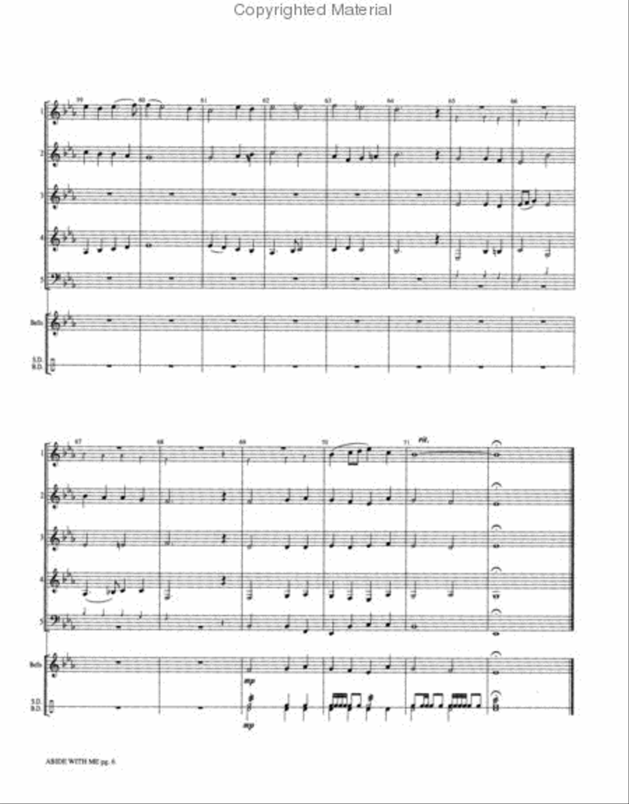 Abide with Me Abide with Me Woodwind Ensemble scores gallery preview page 3