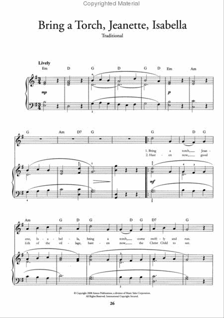 Reader's Digest Piano Library: Christmas Classics Piano, Vocal scores gallery preview page 4