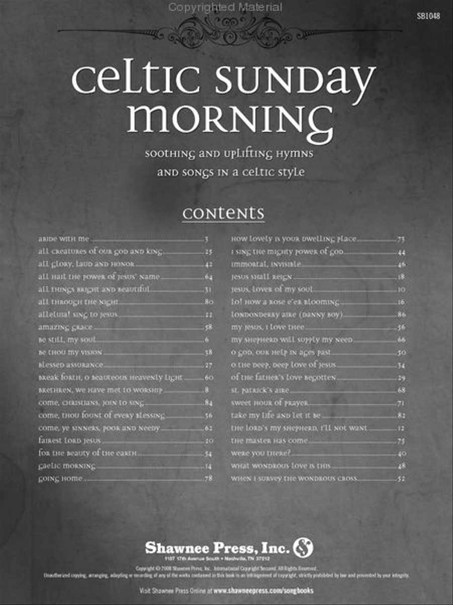 Celtic Sunday Morning Piano, Vocal, Guitar scores gallery preview page 2
