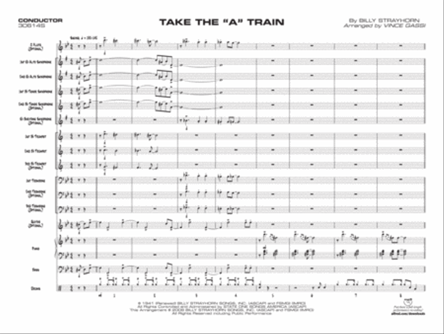 Take the A Train Jazz Ensemble scores gallery preview page 2