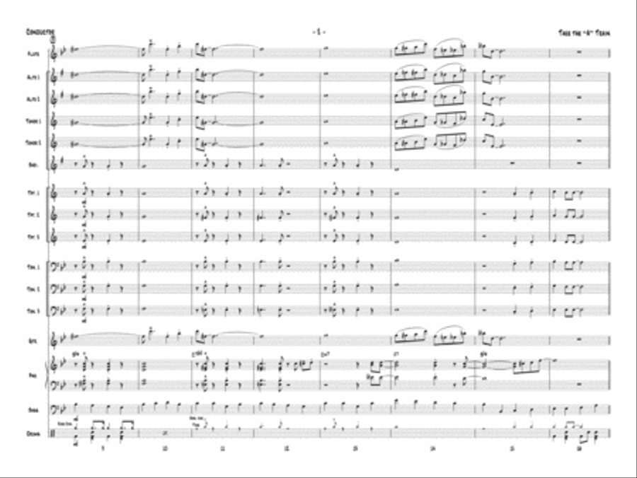 Take the A Train Jazz Ensemble scores gallery preview page 3