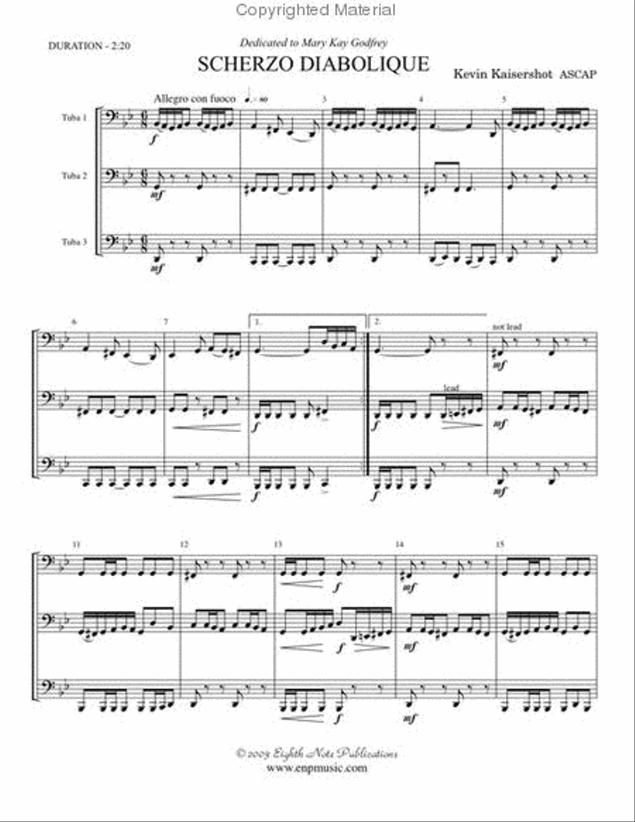 Scherzo Diabolique Scherzo Diabolique Small Ensemble scores gallery preview page 2