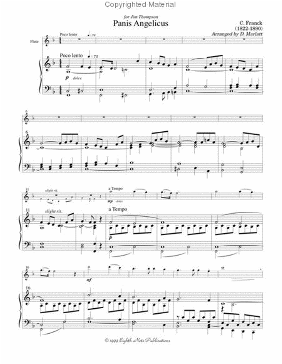 Panis Angelicus Panis Angelicus Small Ensemble scores gallery preview page 2