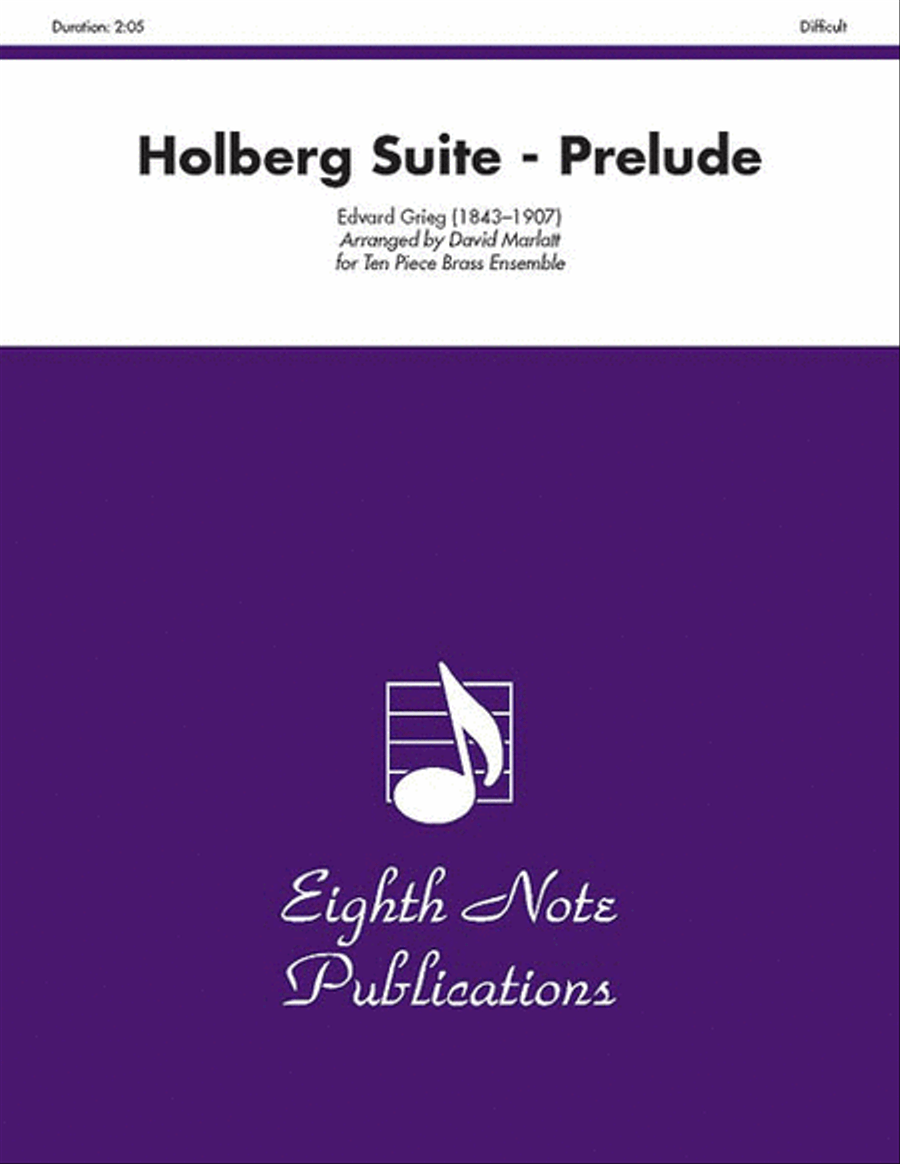Holberg Suite (Prelude) Brass Ensemble scores gallery preview page 1