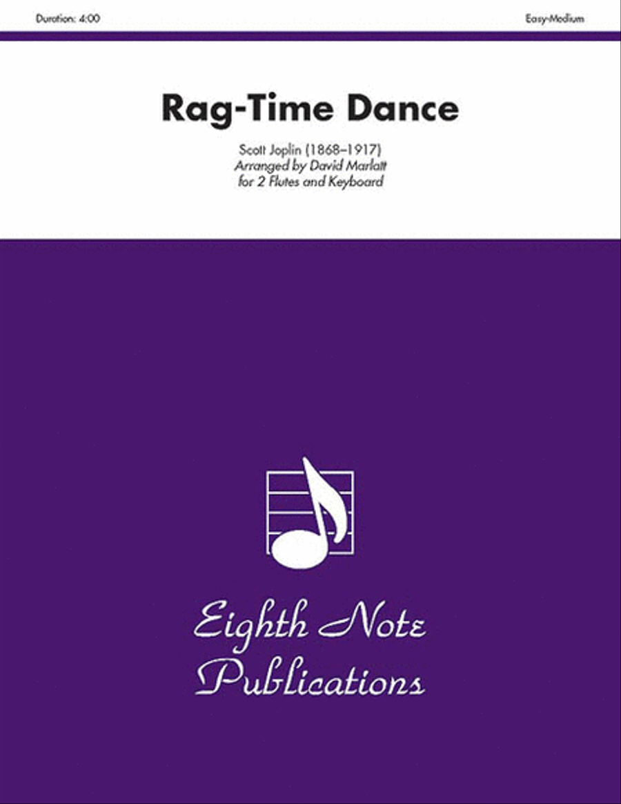 Rag-Time Dance Rag-Time Dance Flute Duet scores gallery preview page 1