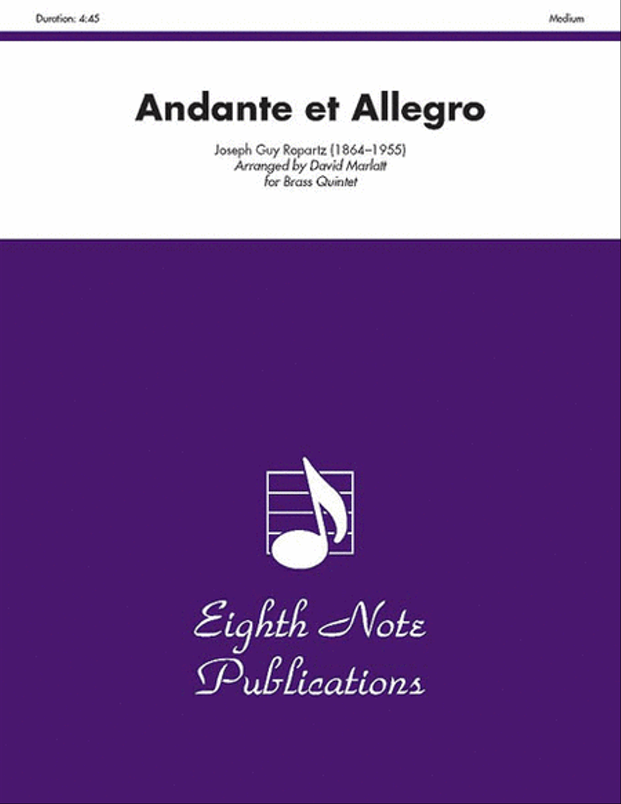 Andante et Allegro Brass Quintet scores gallery preview page 1