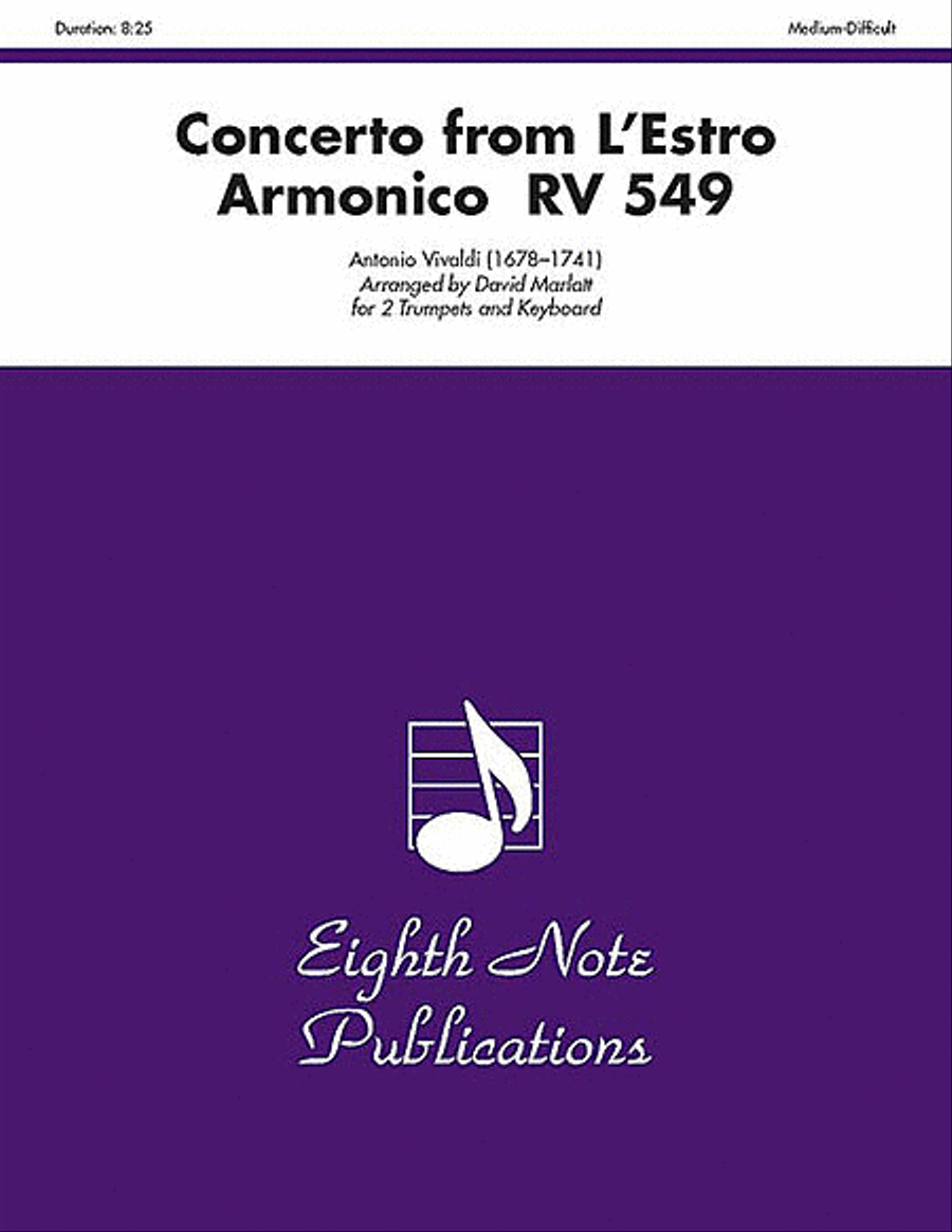 Concerto (from L'estro Armonico RV 549) Trumpet Duet scores gallery preview page 1