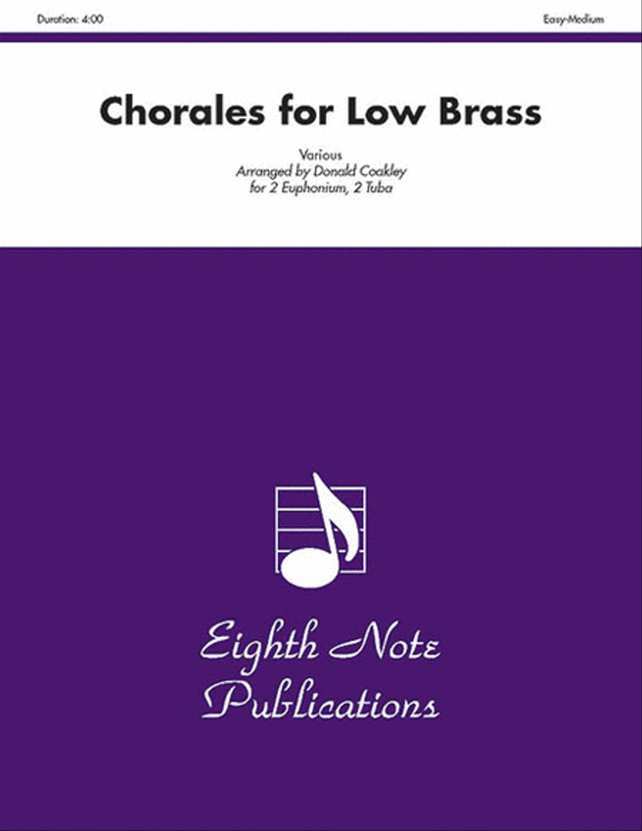 Chorales for Low Brass Small Ensemble scores gallery preview page 1