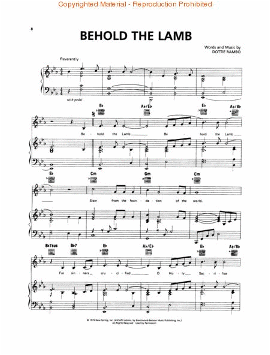 Gospel Songs Piano, Vocal, Guitar scores gallery preview page 3