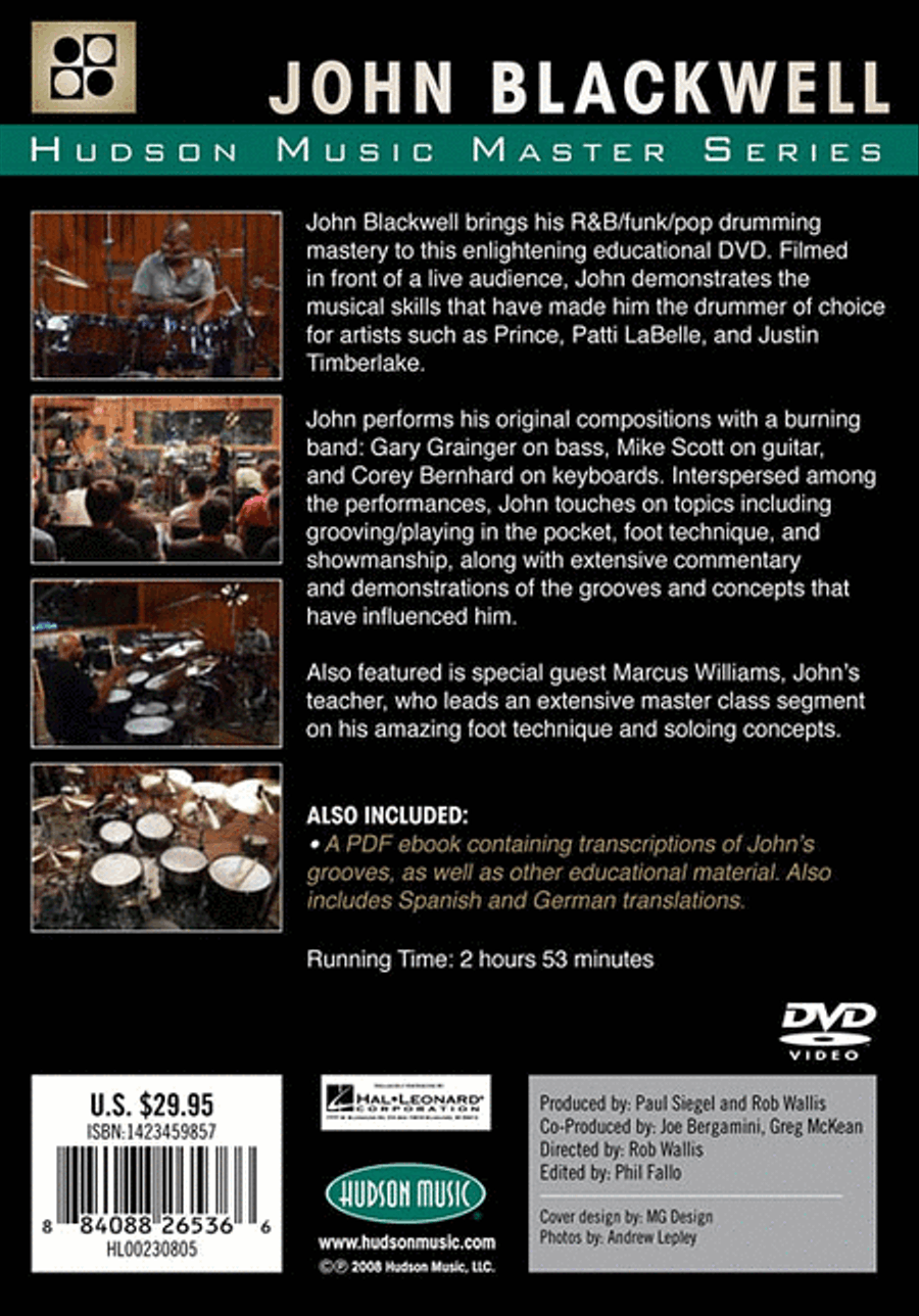 John Blackwell Drums scores gallery preview page 2