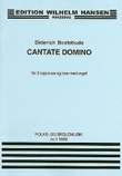 Dietrich Buxtehude: Cantate Domino (Score)