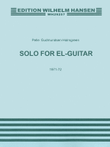 Pelle Gudmundsen-Holmgreen: Solo For Electric Guitar