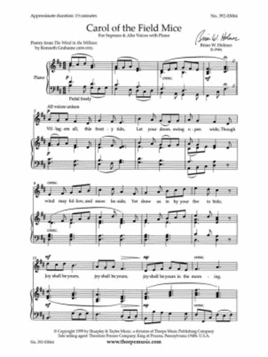 Carol of the Field Mice