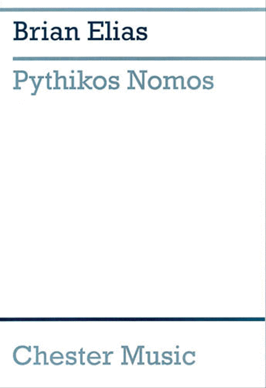 Pythikos Nomos Pythikos Nomos Alto Saxophone scores gallery preview page 1