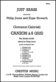 Giovanni Gabrieli: Canzon - Brass Octet (Just Brass No.44)