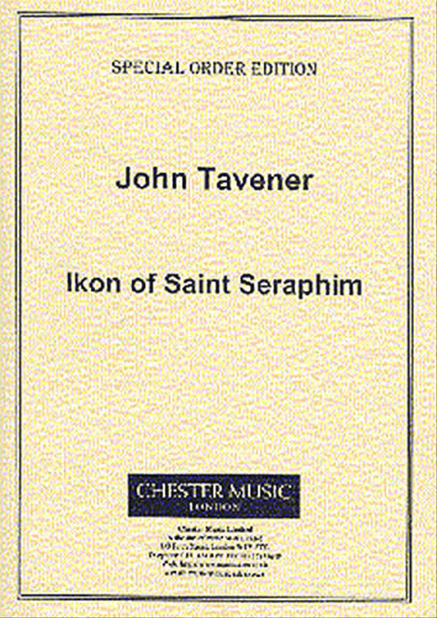 Ikon of Saint Seraphim Ikon of Saint Seraphim 4-Part scores gallery preview page 1