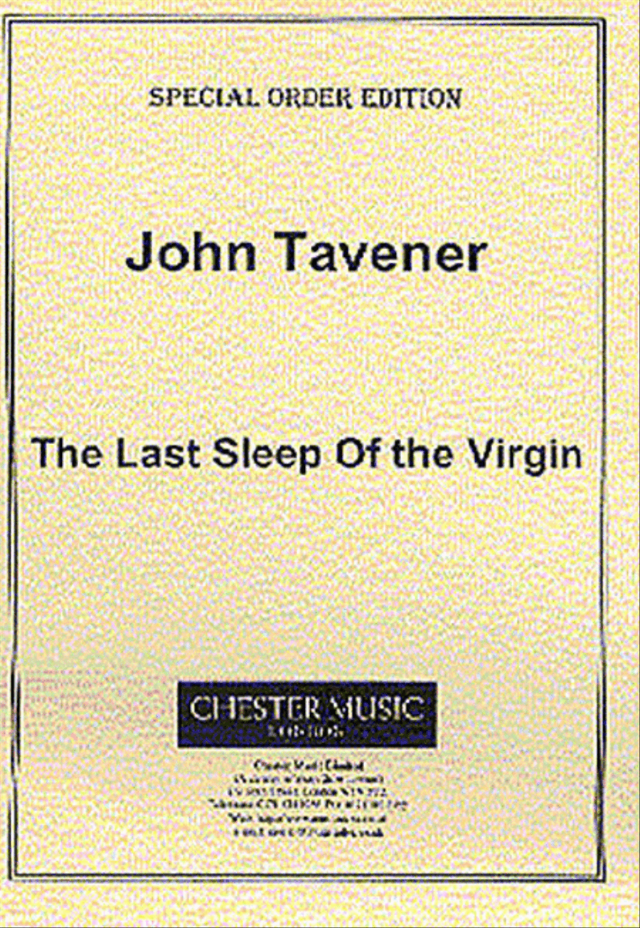 John Tavener: Last Sleep Of The Virgin String Orchestra scores gallery preview page 1