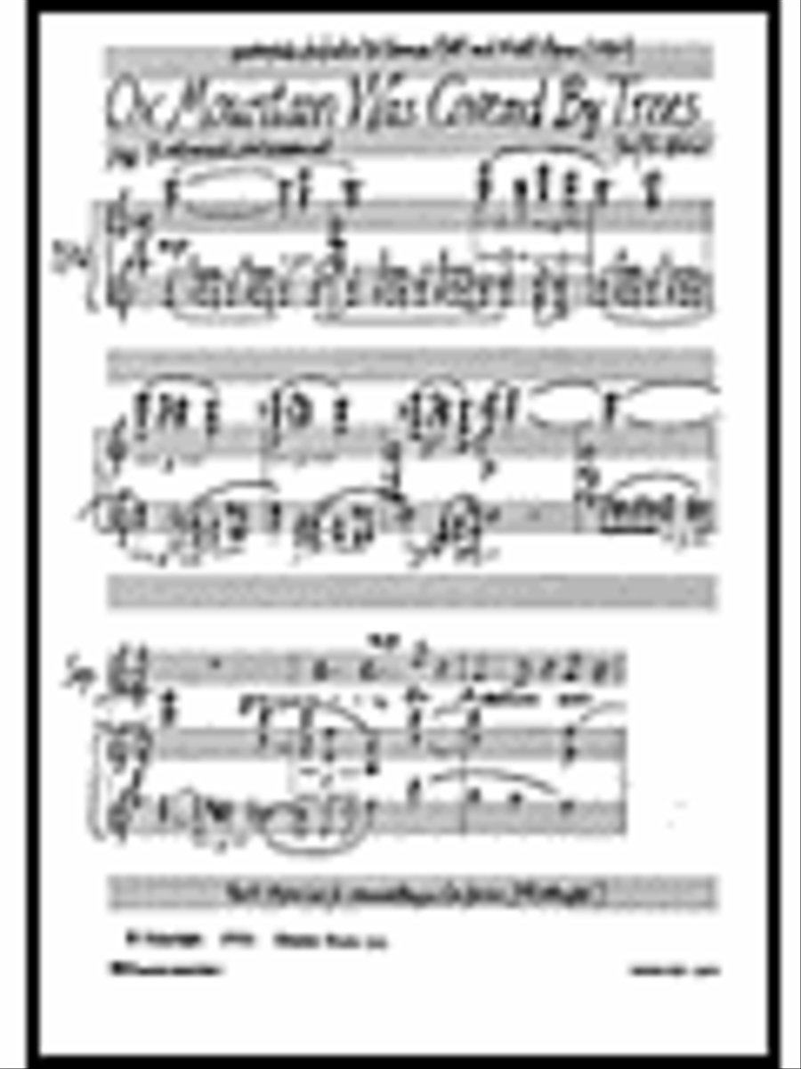 Ox Mounatin was Covered by Trees Voice scores gallery preview page 1