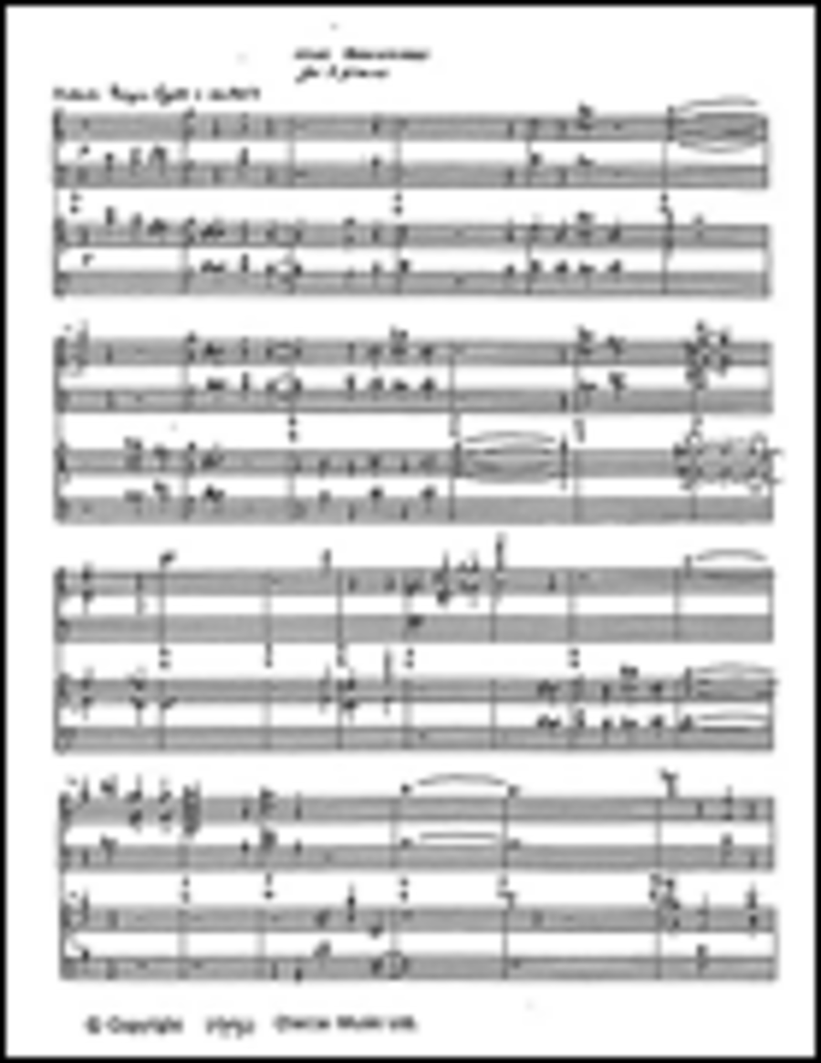 Nine Beginnings Nine Beginnings 2 Pianos, 4-Hands scores gallery preview page 1