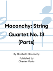 Maconchy: String Quartet No. 13 (Parts)