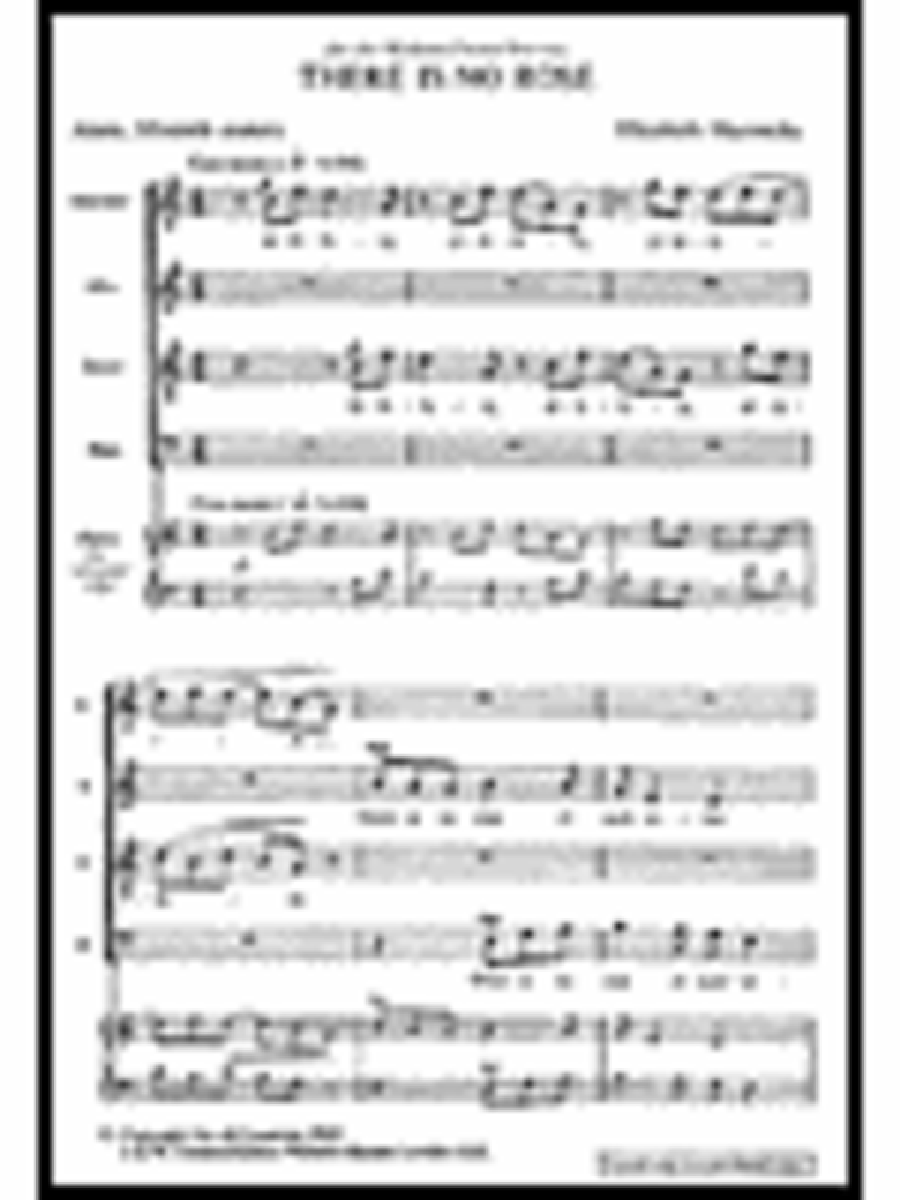 There Is No Rose There Is No Rose Choir scores gallery preview page 1