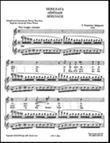 Malipiero: Serenata From Sette Canzoni for Tenor Solo with Piano acc.
