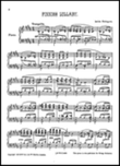 Palmgren: Finnish Lullaby for Piano