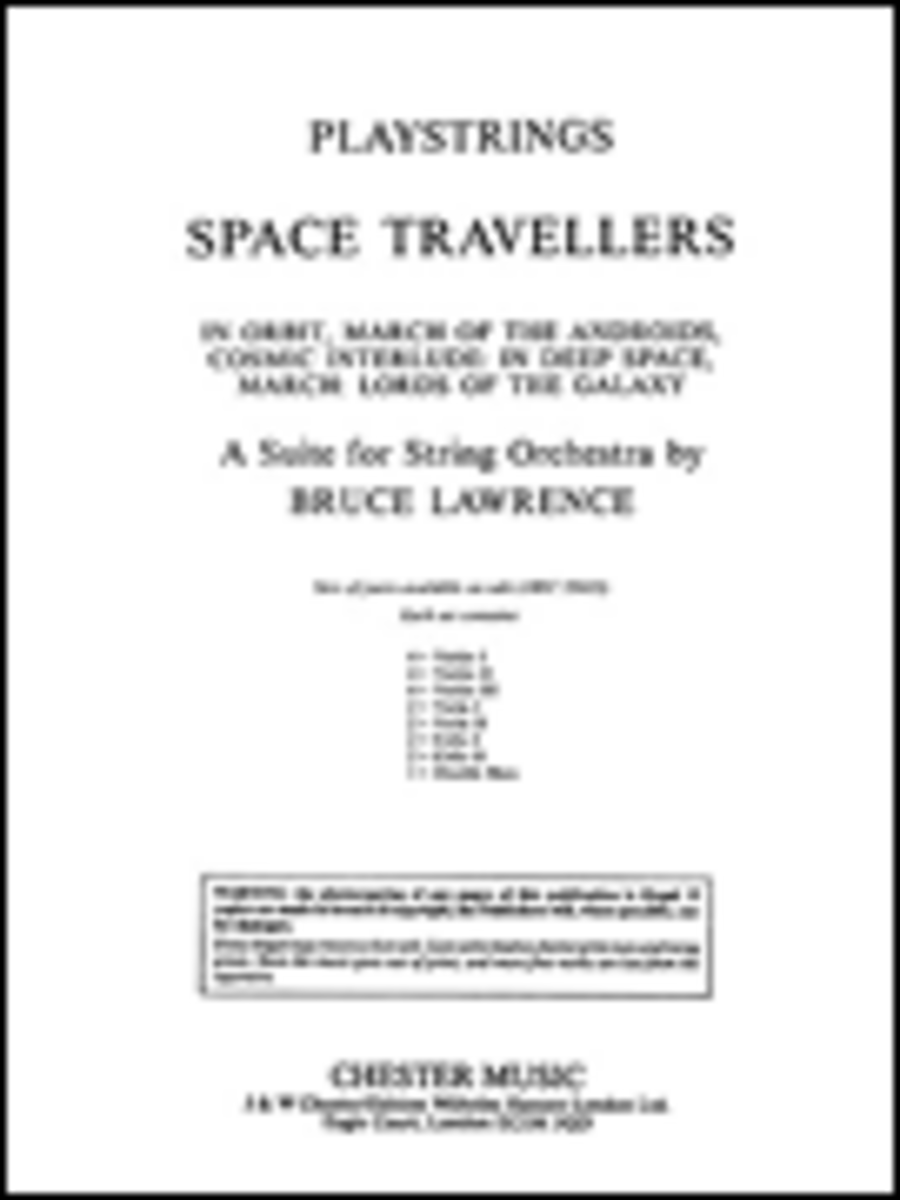 Playstrings Easy No. 7 Space Travellers (Lawrence) String Orchestra scores gallery preview page 1
