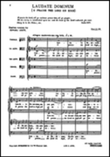 Tallis: Laudate Dominum for SAATB