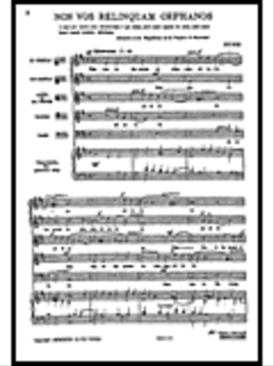 Non Vos Relinquam Orphanos SSATB scores gallery preview page 1