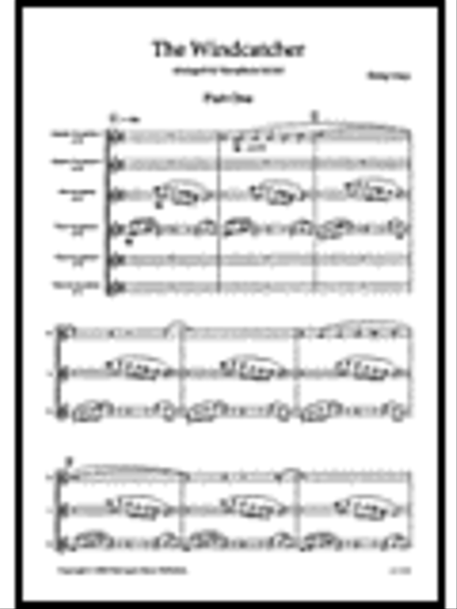 Philip Glass: The Windcatcher (Score) Chamber Music scores gallery preview page 1