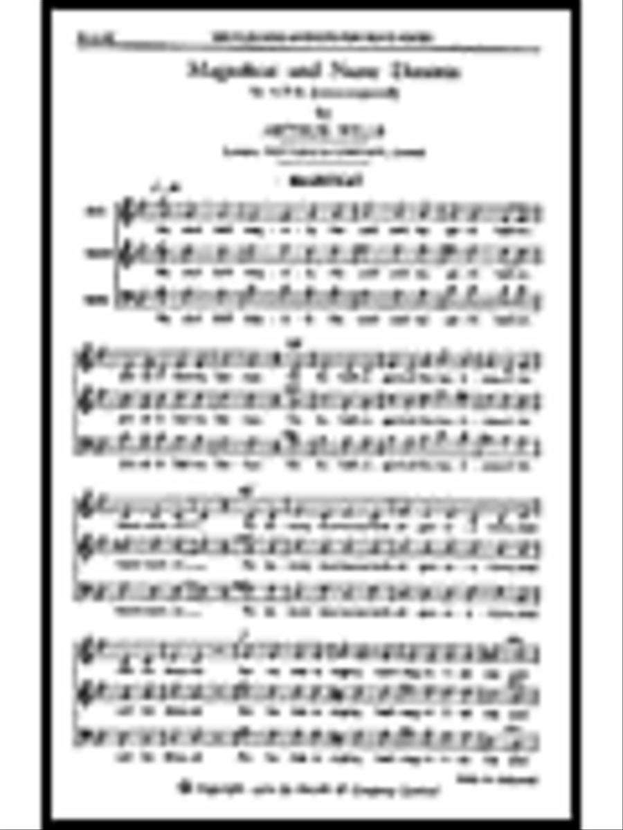 Magnificat and Nunc Dimittis ATB scores gallery preview page 1