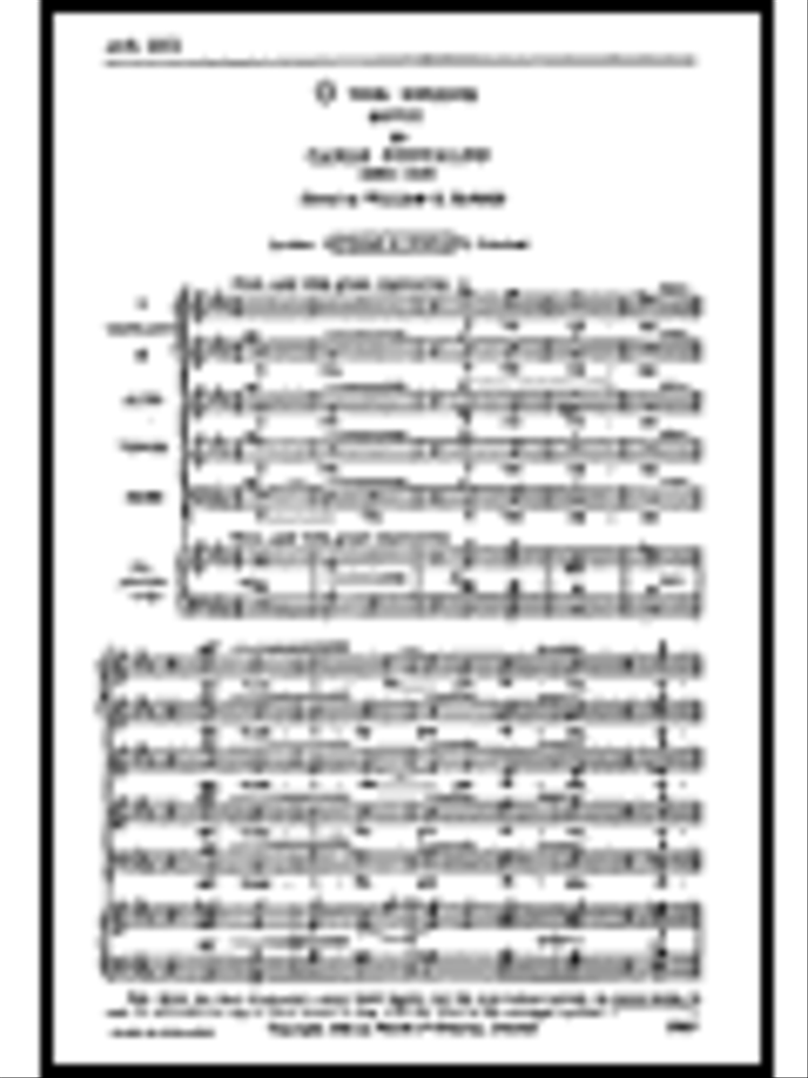 O Vos Omnes O Vos Omnes 4-Part scores gallery preview page 1