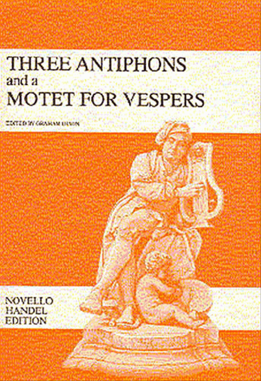G.F. Handel: Three Antiphons And A Motet For Vespers Voice scores gallery preview page 1