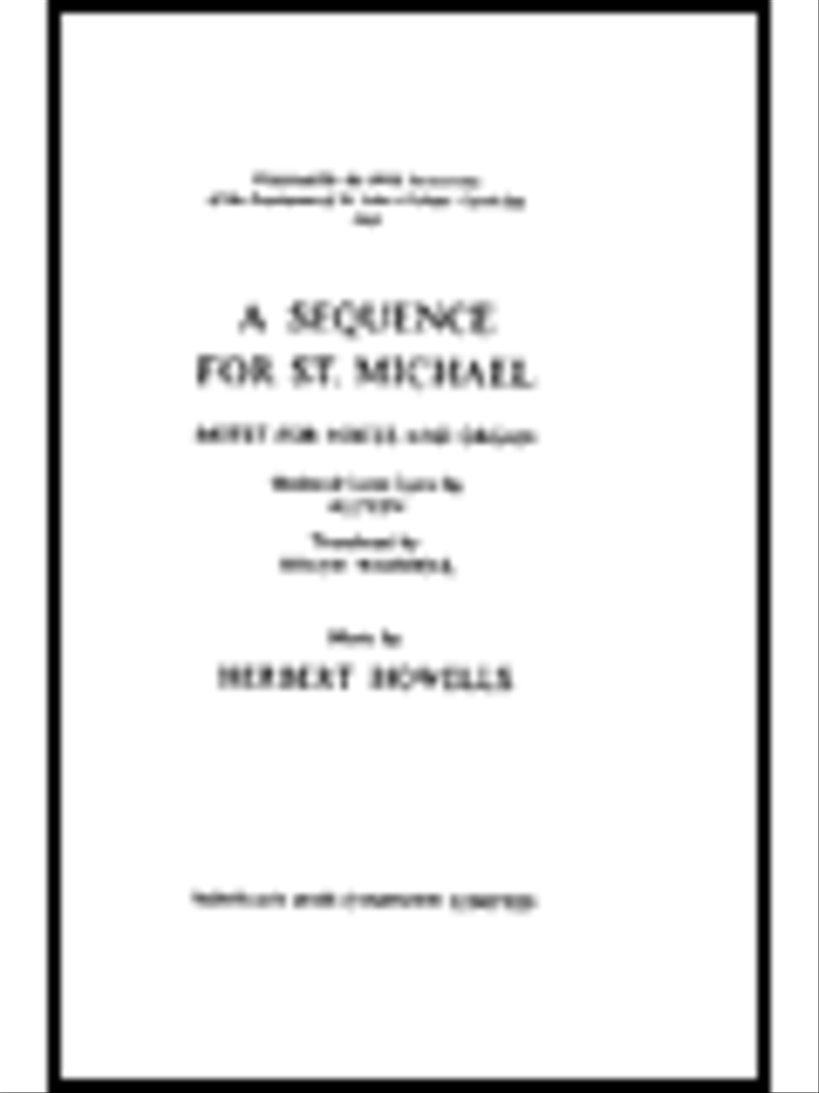 A Sequence for St. Michael 4-Part scores gallery preview page 1
