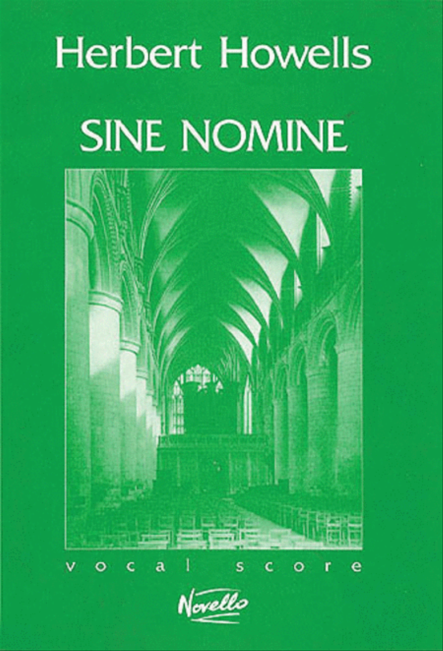Sine Nomine, Op. 37 Sine Nomine, Op. 37 4-Part scores gallery preview page 1