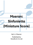 Moeran: Sinfonietta (Miniature Score)