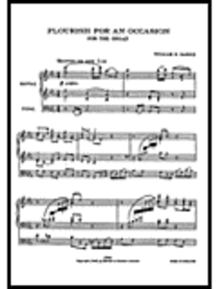 William H. Harris: Flourish For An Occasion Organ scores gallery preview page 1