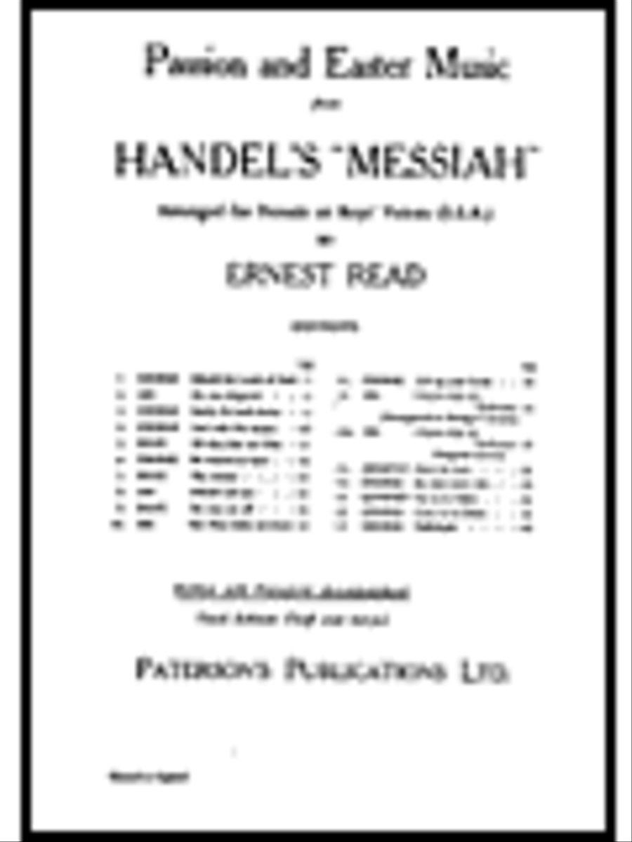 Passion and Easter Music from Messiah Choir scores gallery preview page 1