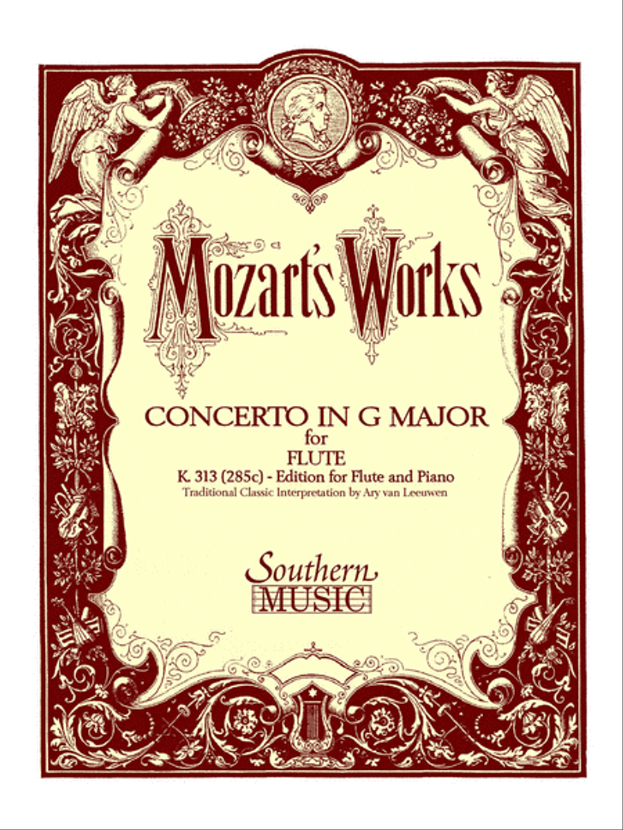 Concerto in G, K313 Concerto in G, K313 Flute scores gallery preview page 1