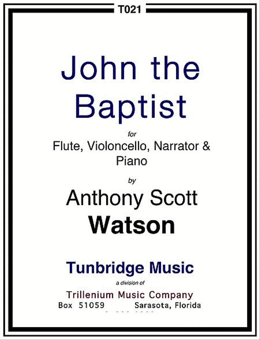 John the Baptist Flute scores gallery preview page 1